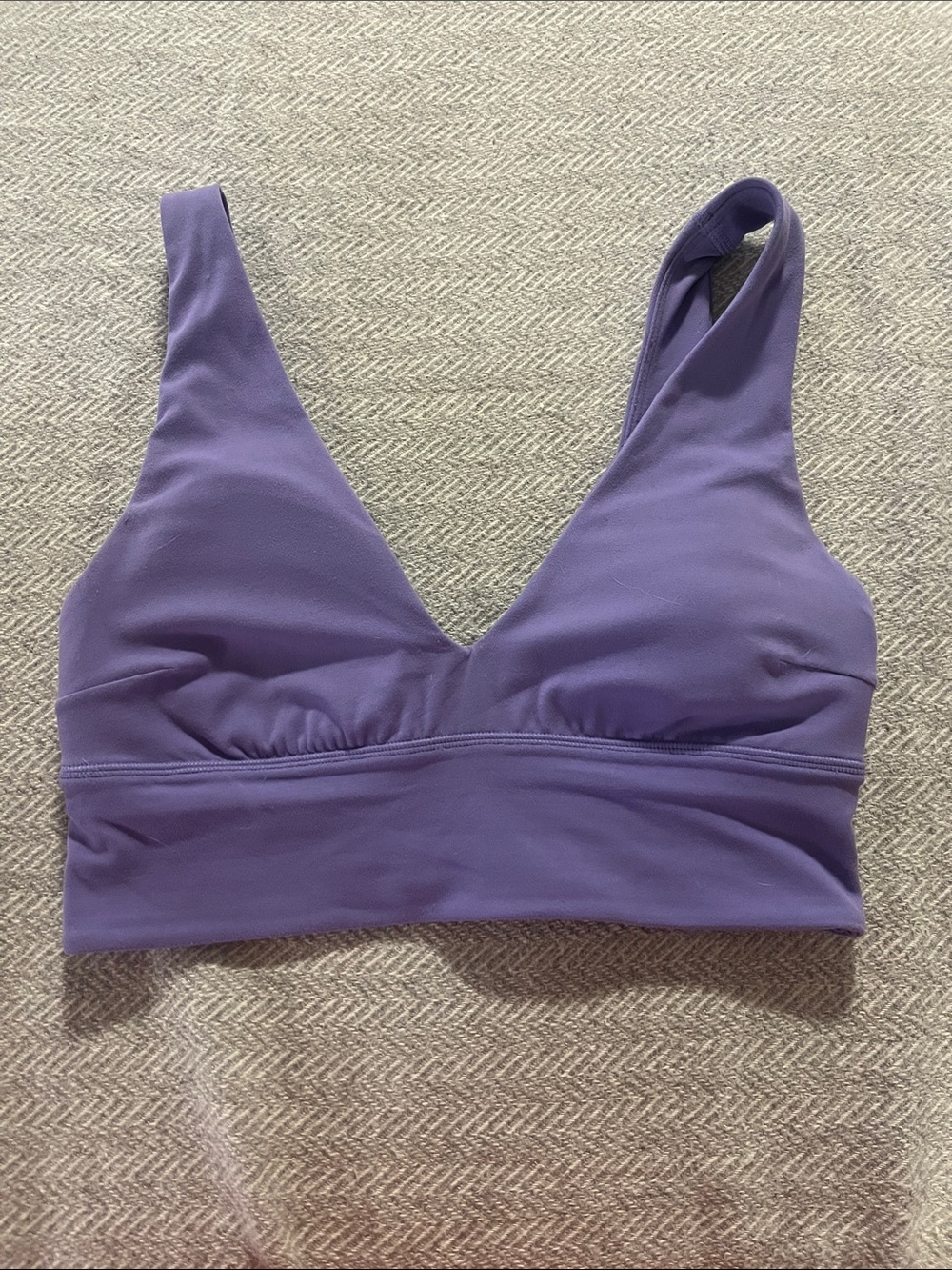 lululemon athletica Purple V-Neck Sports Bralette